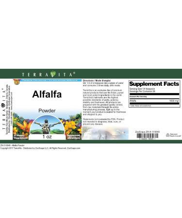 Alfalfa Powder (1 oz ZIN: 518848) - 3 Pack - Buy Online on GoSupps.com