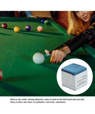 Sungooyue Blue Professional Pool Chalk - Strong Adhesion Billiard Cue Chalk for Arm Hand & Finger Precision - Buy Online on GoSupps.com