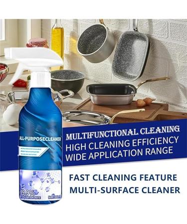 Multi Purpose Cleaner Spray Multi-Function Foam Cleaner All Purpose Deep Cleaning Spray Heavy Oil Stain Removal for Kitchen & Bathroom - Buy Online on GoSupps.com