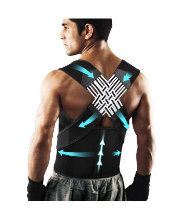 Acwoo Posture Correction Trainer for Men & Women - Adjustable Back Support Belt with Breathable Shoulder Straps (XL) | Improve Posture & Relieve Neck & Shoulder Pain - Buy Online on GoSupps.com
