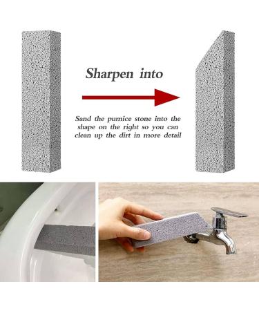 Aposous 24 Pack Pumice Stone Toilet Bowl Clean Brush Remove Toilet Bowl Hard Water Rings Calcium Buildup and Rust Suitable - Buy Online on GoSupps.com