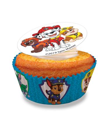 16 Edible Paw Patrol Mini Slices - Perfect for Decorating Children's Parties | International Shipping Available - Buy Online on GoSupps.com