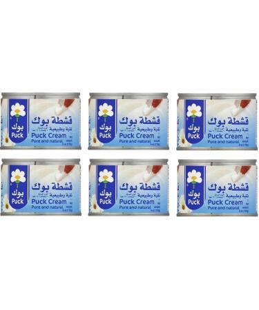 Puck Cream Pure & Natural 6oz/170g - Pack of 6 -