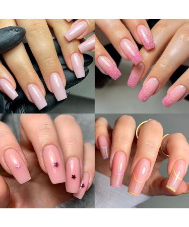 600pc Medium Square Nail Tips - Clear Full Cover Press On Nails | Soft Gel Artificial Fingernails for Acrylic Extensions - 12 Sizes Available - Buy Online on GoSupps.com