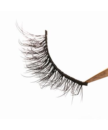 Milllruez 8D Fluffy Mink Half Lashes - Natural Wispy Cat Eye Style - 7 Pairs Pack - Buy Online on GoSupps.com