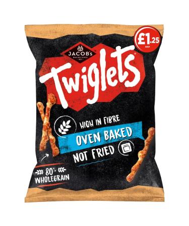 Jacob's Twiglets Original Lot de 12 paquets de 105 g
