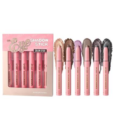 Shimmer stick for cream eyeshadow - soft matte glitter eyeshadow mucus-proof eyeshadow for women friends family colleagues girls