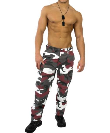 US Ranger Pants Leisure Pants Ranger Pants BDU Style S Red-camo