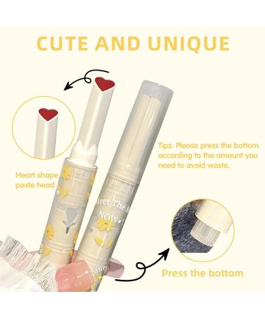 Jelly Lipstick - Heart Shape Tinted Lip Gloss | Hydrating Plumping Serum Lip Balm | Non-Sticky High-Shine Makeup - International Shipping Available - Buy Online on GoSupps.com