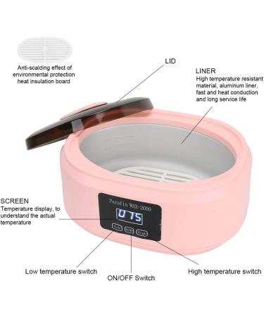 Professional Electric Wax Heater Kit for Hair Removal - Wax Therapy for Women | Pink Wax Warmer for Beauty & Salon Use - Buy Online on GoSupps.com