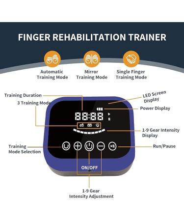 FocuBoody Rehabilitation Robot Gloves for Hand Injury Recovery - Blue Left/Right Hand Mobility Trainer - Buy Online on GoSupps.com