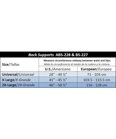 ITA-MED Elastic Back/Abdominal Support - Light Support 2XL XX-Large | International Shipping Available - Buy Online on GoSupps.com