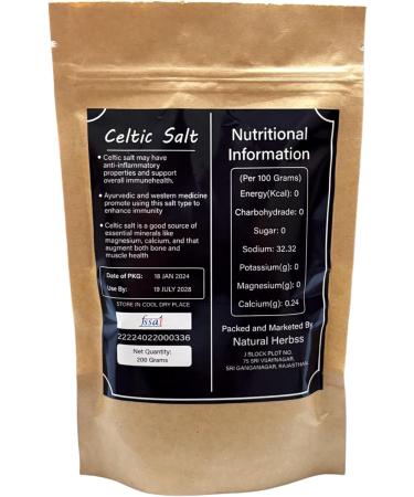 Organic Sea Salt Unrefined Kosher Salt Additive Free Resealable Bags Hand Harvested Perfect for Cooking and Hydration (210g) - Buy Online on GoSupps.com