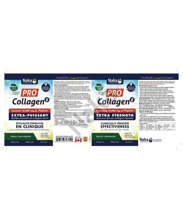 Collagen Extra Strength (Bovine Source) 300 G Grass Fed with 9 grams of Protein Per Serving 300 gram - Buy Online on GoSupps.com