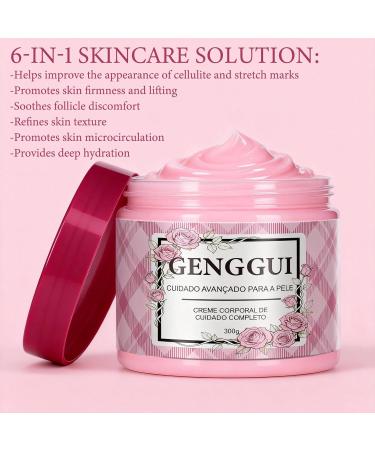 GENGGUI Crema Rosa para Estr as - Reduce la Apariencia de Estr as en el Embarazo el Postparto y la P rdida de Peso. F rmula con Col geno y Aceite de Coco para Hidratar y Suavizar la Piel (1) - Buy Online on GoSupps.com