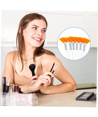 Baluue 12 Pcs Beauty Mask Brush Makeup Brushes Mask Applicator Brushes for Facials Fan Artificial Fiber 15x4cmx2pcs Yellowx2pcs - Buy Online on GoSupps.com