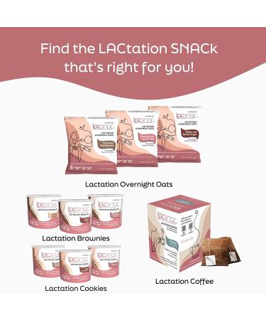 Lacsnac Lactation Cookie Cup Variety Pack - Nursing Moms' Favorite - 6 Pack of Chocolate Chip Bliss, Lotsa Chocolate, S'mores - With Flax Seeds, Brewer's Yeast, Spinach - Promotes Lactation Support & Healthy Milk Supply - GMO-free, Gluten-free - Buy Online on GoSupps.com