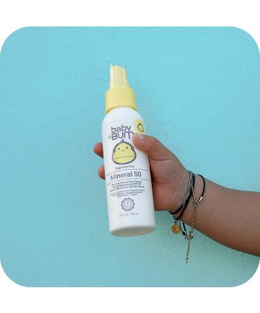 Sun Bum Baby Bum SPF 50 Sunscreen Spray | Mineral UVA/UVB Protection | Fragrance Free | 3 FL OZ - Buy Online on GoSupps.com