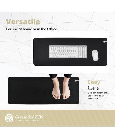 GroundedZen Earthing Mat 68.6 x 25.4 cm - Enhance Wellness & Sleep | International Shipping Available - Buy Online on GoSupps.com
