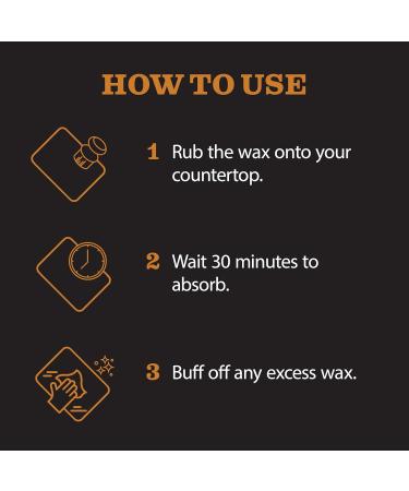 CLARKs Natural Stone Wax | Seal & Protect Soapstone, Slate, Concrete | Carnauba & Beeswax | Kitchen & Bath Countertops | Lemon & Orange Extract | 6oz - Buy Online on GoSupps.com