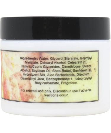 Eclectic Lady Sandalwood Rose Body Cream - 4 oz Shea Butter & Silk Lotion for Women | Handcrafted in USA Phthalate-Free - Buy Online on GoSupps.com