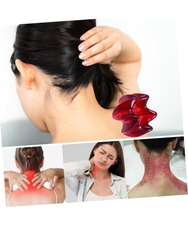 Minkissy Gua Sha Massager Set - 3 Pieces Red Cockroach Massage Tool for Deep Tissue Lifting Facial & Full Body Scraping - Chinese Synthetic Resin - Buy Online on GoSupps.com