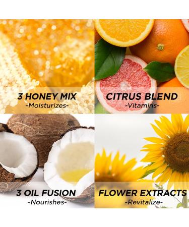 Honeymazing Hair Oil - Nourishing Honey Hair Care Treatment with Avocado & Rosemary for Heat Damage Repair | 3.3 Fl Oz - Buy Online on GoSupps.com