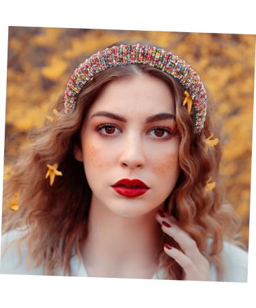 TOVINANNA Crystal Diamond Headband Women Hair Hoop Female Headwear Party Hair Accessories Stylish Hair Hoop Headband for Girl Female Party Headdress Women Headdress Party Headwear - Buy Online on GoSupps.com
