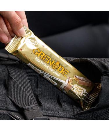 Grenade Carb Killa Protein Bar 12-Pack - Caramel Chaos Flavor | High Protein, Low Carb Snack - Buy Online on GoSupps.com
