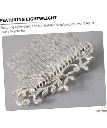 DOITOOL Wedding Hair Accessories Hair Side Combs Bridal Hair Comb Wedding Hair Comb Hair Combs for Wedding Decor Wedding Accessories for Brides White Rhinestones Rhinestone Hair Prom Miss - Buy Online on GoSupps.com