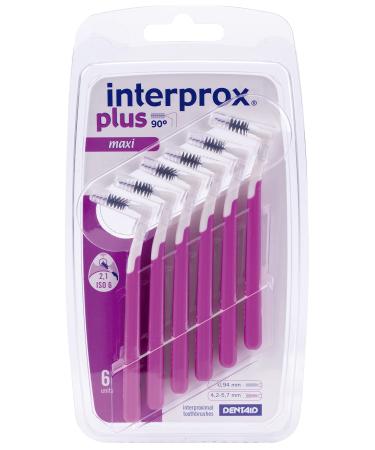Interprox Plus Purple 2.1mm Maxi Interdental Brush Violet 6 Count (Pack of 1)