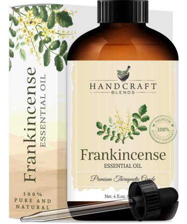 Handcraft Frankincense Essential Oil - 100% Pure & Natural - Premium Therapeutic Grade with Premium Glass Dropper - Huge 4 fl. Oz Frankincense 4 Fl Oz (Pack of 1)