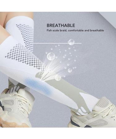 Hiraith Athletic Compression Socks - Comfortable Muscle Shock Absorption for Sports (L/XL 35-39) | International Shipping Available - Buy Online on GoSupps.com