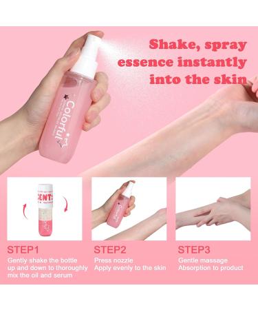 Nourishing Skin Essence Oil Half Botanical Extracts Locks Moisture Smooths Dryness Half Plant Essence Water Deep Hydration Firms Skin. Classic Rose Scent. - Buy Online on GoSupps.com