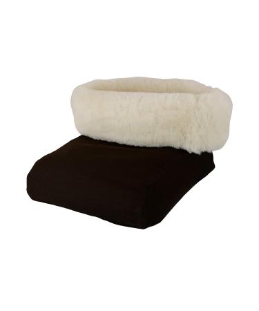Premium genuine lambskin foot bag foot warmer - vegetable tanned natural breathable warmth