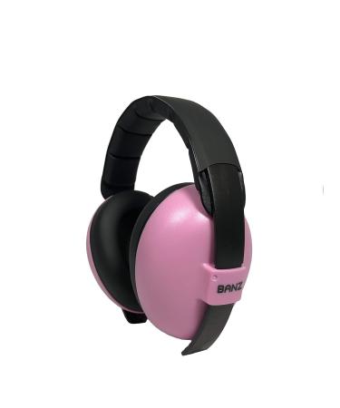 Banz Bubzee EM010 Baby Earmuffs - Petal Pink | Comfortable Safe & Stylish Hearing Protection for Infants | International Shipping Available - Buy Online on GoSupps.com