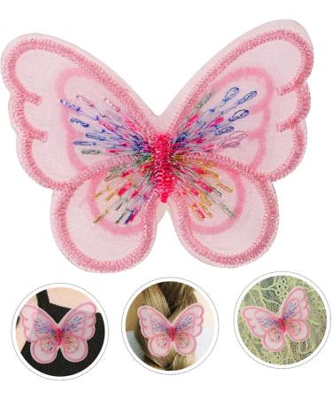 TEHAUX 100 Pcs Double Layer Butterfly Cloth Patch Roller Blind Fittings Diy Polyester 3d Banner Embroidered - Buy Online on GoSupps.com