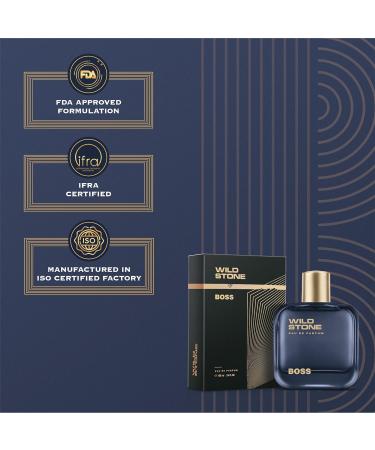Wild - Stone's Boss Perfume for Men 100ml| Luxury Eau De Parfum | Long-Lasting Fragrance | Best Gift for Him l Premium Perfume for Men l Infused with Woody & Fruity Notes - Buy Online on GoSupps.com