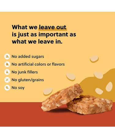 Perfect Keto Nola Bars - Gluten-Free Chewy Peanut Butter Granola Bars | Zero Added Sugar & Carbs | Nutrient-Dense Snack for Curbing Cravings | 8 Bars 32g - Buy Online on GoSupps.com