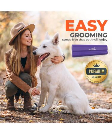 Equigroomer 5 (12.7cm) - Purple Grooming Tool for Pets | International Shipping Available - Buy Online on GoSupps.com