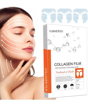Pure s Film Bio Face Film for Face Soluble Supplement Moisturizing and Hydrating 3pc * Forehead Film 3 Pairs* Cheek Patches - Buy Online on GoSupps.com