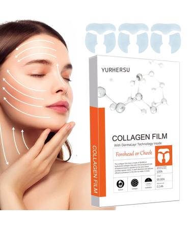 Face Wrinkl Patches | Forehead Patches for Wrinkl s | Facial Patches with Hydrolyzed | Facial Anti-Wrinkl Patches Smooth Forehead & Cheek to Anti Fine Lines