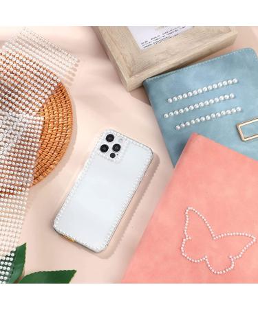 White Pearl Face Gems & Hair Jewels | Self-Adhesive Rhinestones for Women | Festival & Nail Art DIY Decoration Kit - 4 Sheets - Buy Online on GoSupps.com