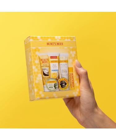 Burt's Bees Timeless Minis Kit With Coconut Foot Cream Milk and Honey Body Lotion Deep Cleansing Cream Res-Q Ointment Hand Salve and Beeswax Lip Balm Natural Origin Skin Care 1 Kit Timeless Minis Set 6 Count - Buy Online on GoSupps.com