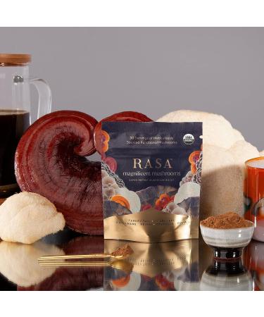 Organic Extra Potent Mushroom Extract Powder for Immunity & Focus Support - 1 oz - Buy Online on GoSupps.com