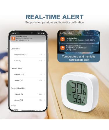 Ankilo Wireless Thermometer Hygrometer - New Bluetooth Upgrade for Accurate Indoor Climate Monitoring - Buy Online on GoSupps.com