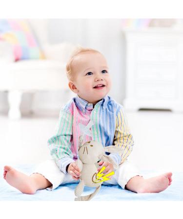 Samuliy Rabbit Pacifier Holder | Skin-Friendly Animal Attachment for Babies | Cuddly & Comfortable Pacifier Buddy for 0+ Months - Buy Online on GoSupps.com