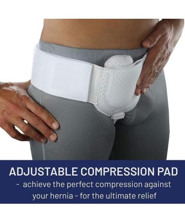 Samnuerly Adjustable Compression Straps | Inguinal Hernia Support Binder & Hip Belt | Groin Area Relief | Left & Right Side Waist Strap - Buy Online on GoSupps.com