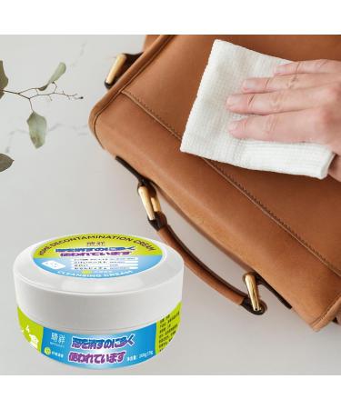 Stain Remover Cream | 260g Shoes Yellow Rubbish Remover | Yellow Remover Cleaner with Sponge Decontaminate Solid Paste for All Washable Shoes Lxury - Buy Online on GoSupps.com