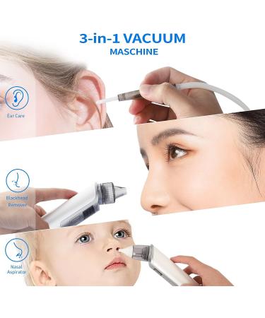 Ear Vacuum 6 Gear Strong Suction KDO Ear Wax Remover Kit - Safe & Soft Silicone Tips for Adults, Kids, Humans & Pets - Buy Online on GoSupps.com